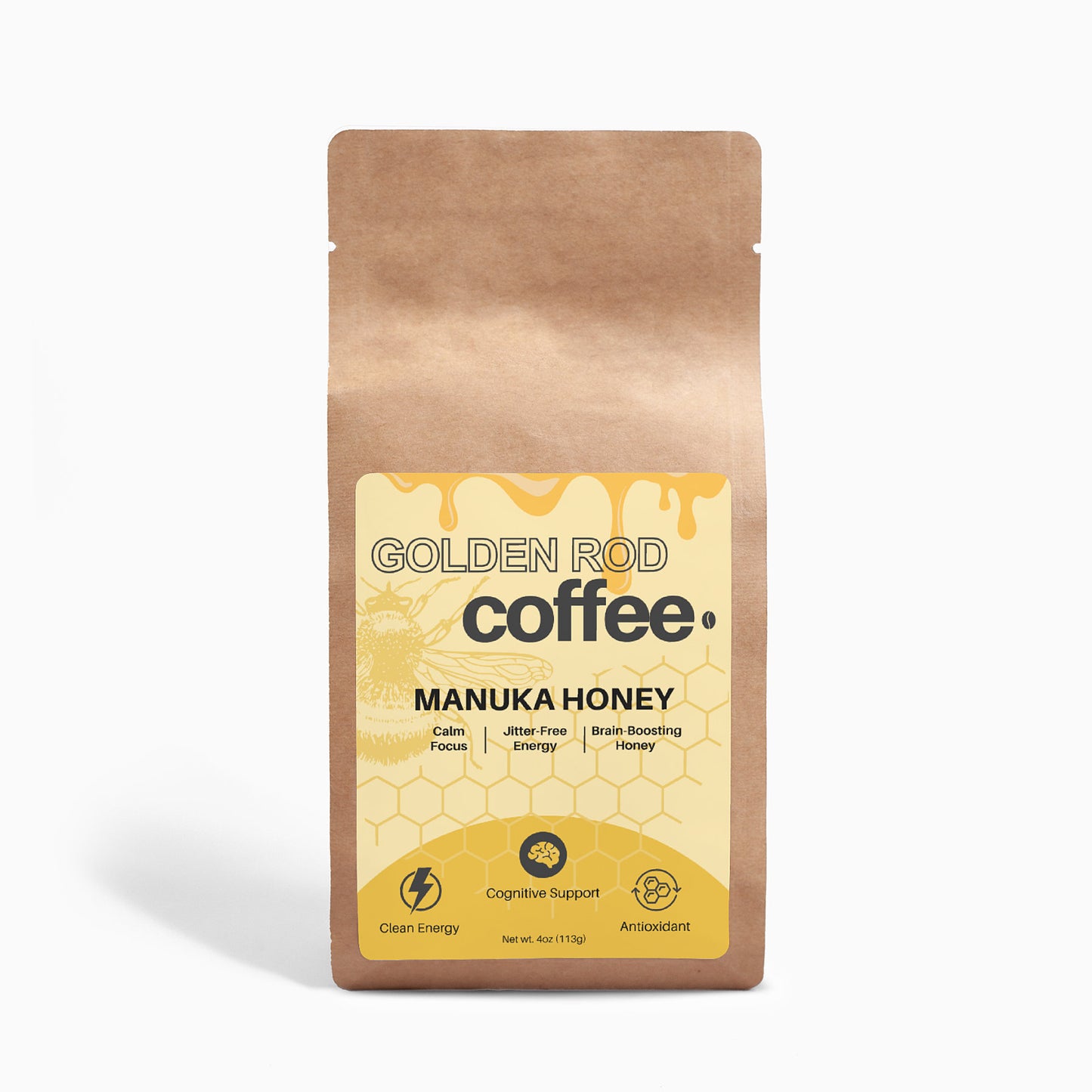 Manuka Honey Coffee – Clean Focus, Jitter-Free Energy & Brain-Boosting Antioxidants